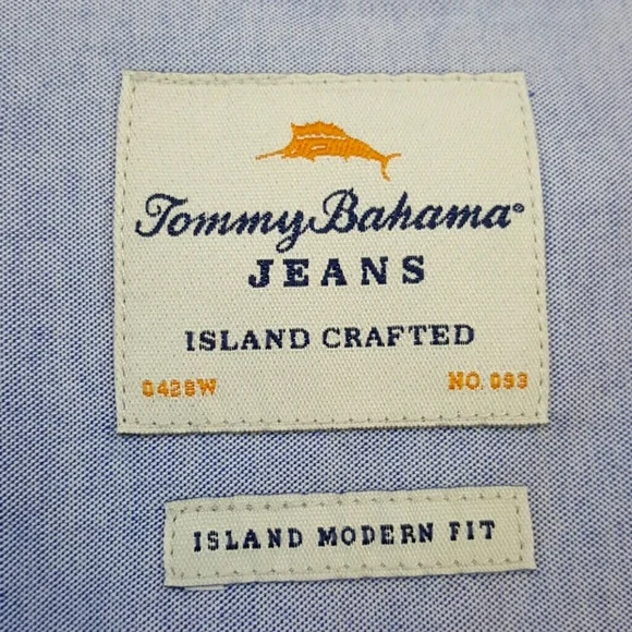 Tommy Bahama jeans Island Crafted men shirt button down striped size XL - Picture 4 of 6